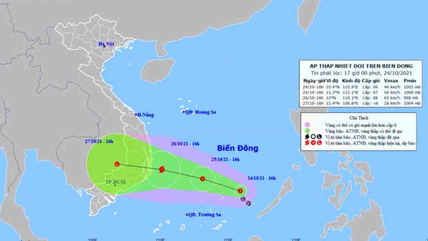 A new storm likely to form in East Sea, hit southern Vietnam