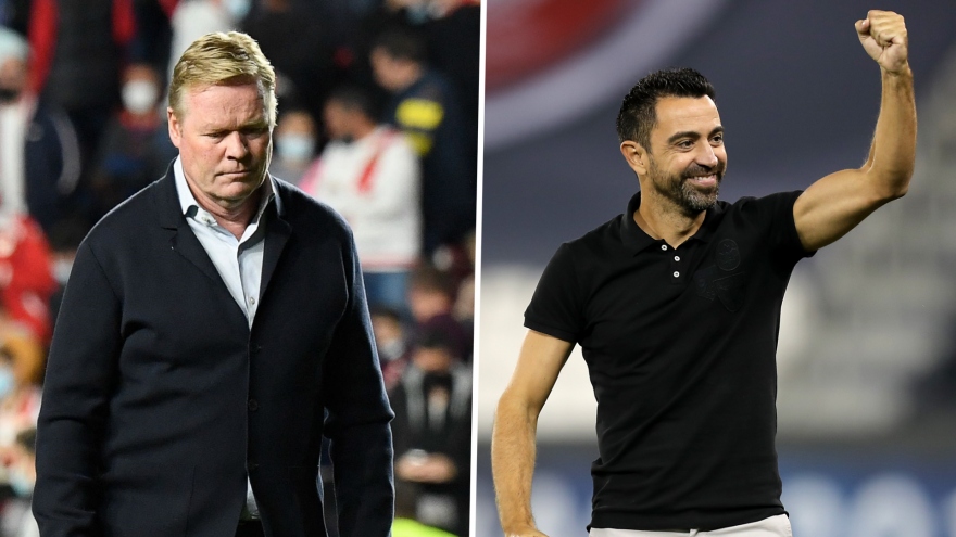 Barca mời Xavi về thay thế HLV Ronald Koeman