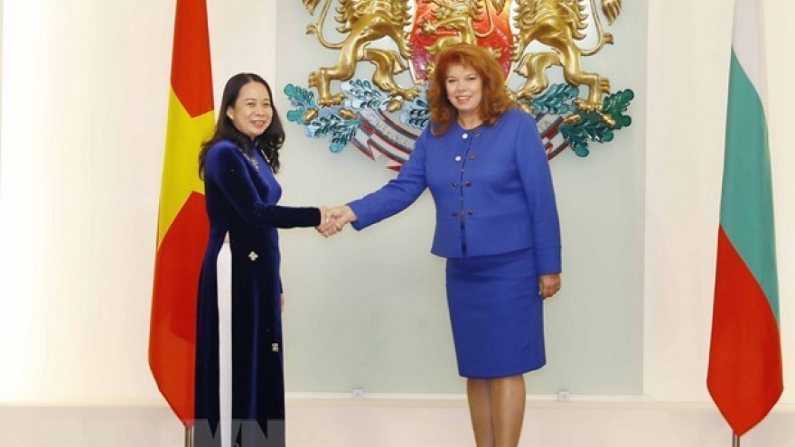 Vice President Vo Thi Anh Xuan meets Bulgarian leaders