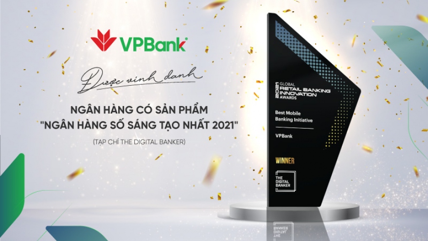 VPBank là đại diện duy nhất của Việt Nam nhận giải “Ngân hàng số sáng tạo nhất 2021"