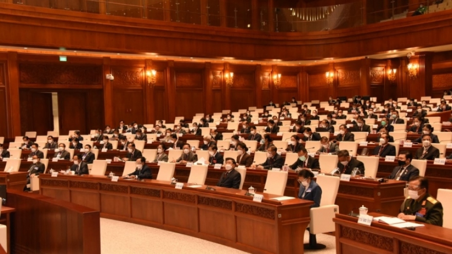 Quốc hội Lào khóa IX khai mạc Kỳ họp thứ 2
