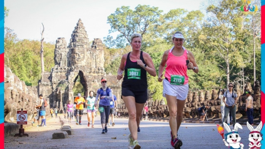 Campuchia tái khởi động giải chạy bán marathon quốc tế tại Siem Riep