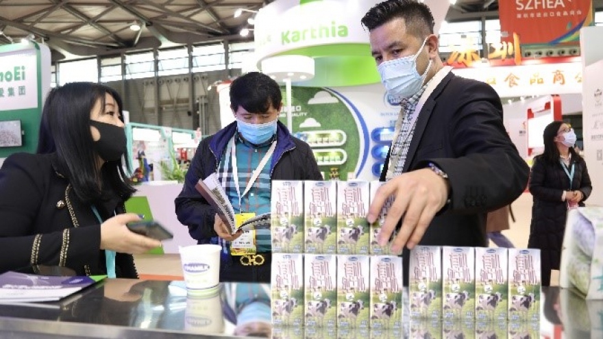 Sữa tươi Vinamilk chính thức “chào sân” tại triển lãm quốc tế hàng đầu Thượng Hải