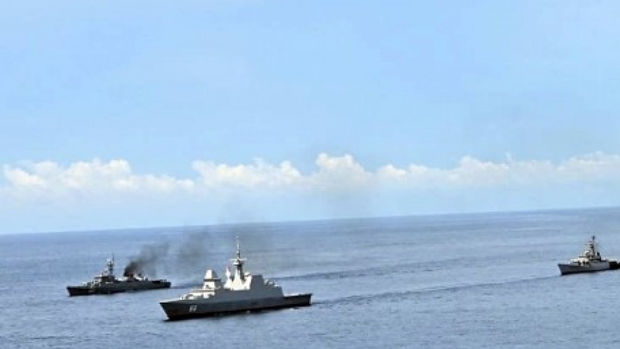 Ấn Độ, Singapore và Thái Lan tổ chức tập trận hàng hải tại Ấn Độ Dương