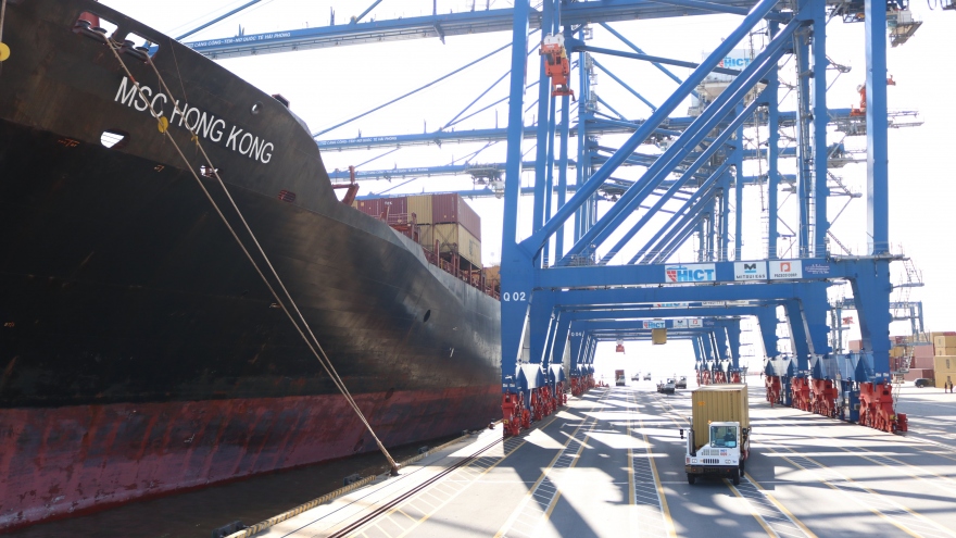 Cảng Container Quốc tế Tân Cảng Hải Phòng đón tuyến dịch vụ kết nối trực tiếp tới Hoa Kỳ
