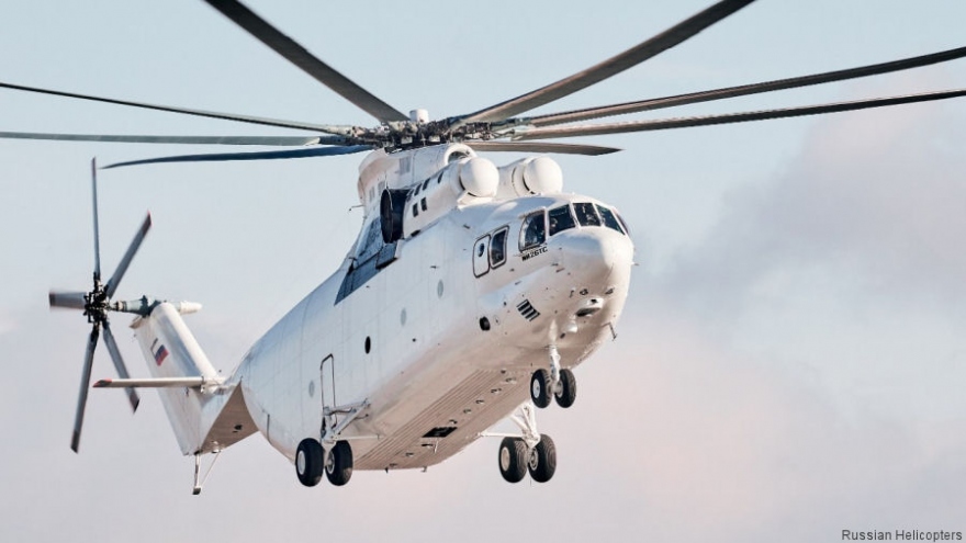 Nga sắp sản xuất hàng loạt trực thăng quân sự lớn nhất thế giới