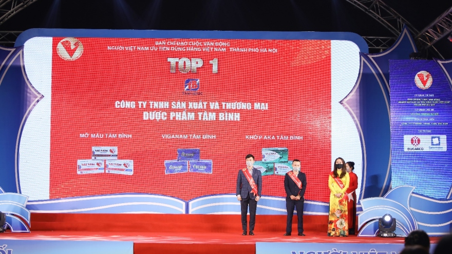 Viganam Tâm Bình: TOP 1 “Hàng Việt Nam được người tiêu dùng yêu thích”