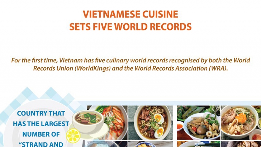 Vietnamese cuisine sets five world records