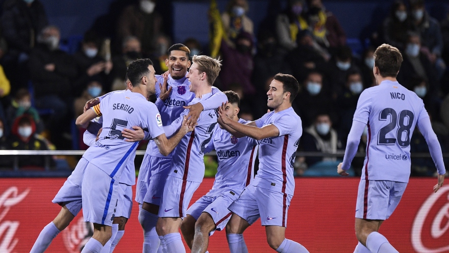 Đánh bại Villarreal, Barca tiếp tục đà "hồi sinh" dưới thời HLV Xavi 