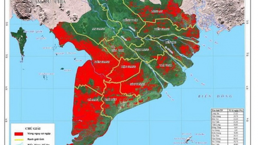 Biến đổi khí hậu đe dọa đến sinh kế của người dân tại ĐBSCL