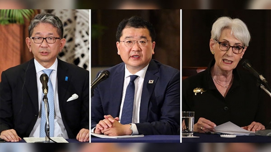 Nhật-Hàn-Mỹ nhóm họp bàn về Tuyên bố chấm dứt chiến tranh Triều Tiên