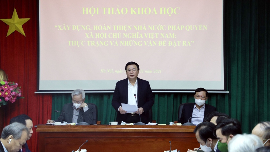 Hội thảo khoa học về xây dựng, hoàn thiện Nhà nước pháp quyền XHCN Việt Nam
