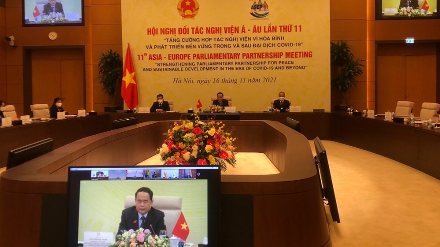 Phó Chủ tịch Quốc hội Trần Thanh Mẫn dự hội nghị đối tác Nghị viện Á - Âu lần thứ 11
