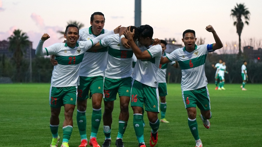 ĐT Indonesia "đại thắng" trước ngày tham dự AFF Cup 2020