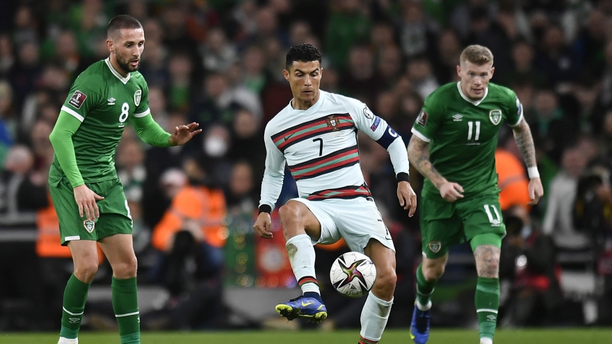 Ireland 0-0 Bồ Đào Nha: Pepe nhận thẻ đỏ, Ronaldo im hơi lặng tiếng