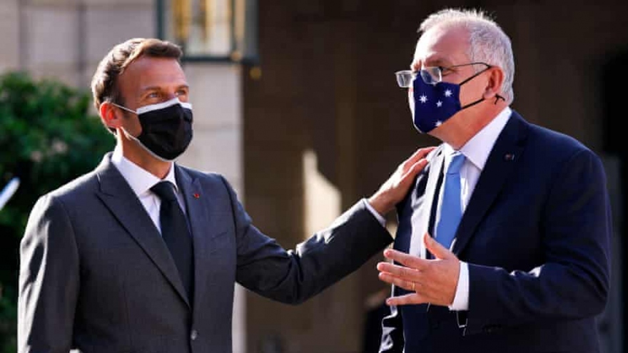 Lộ tin nhắn giữa Thủ tướng Australia và Tổng thống Pháp về thỏa thuận tàu ngầm