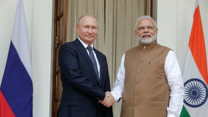 Ấn Độ, Nga lần đầu tiên tổ chức Đối thoại 2+2 cấp Bộ trưởng