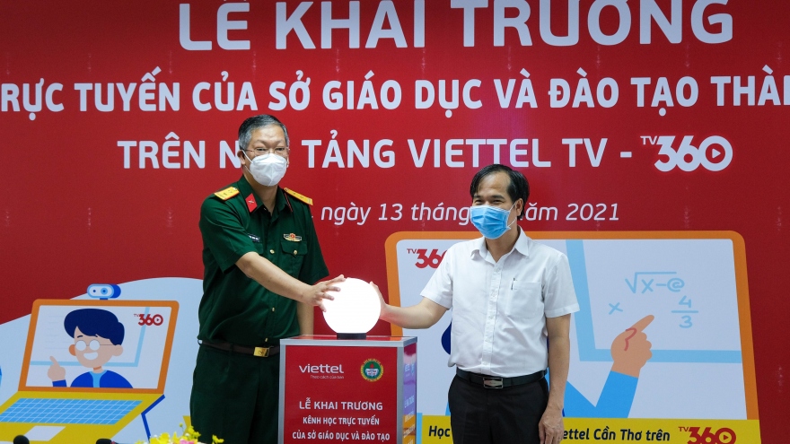 Cần Thơ khai trương Kênh học trực tuyến trên nền tảng Viettel TV 360