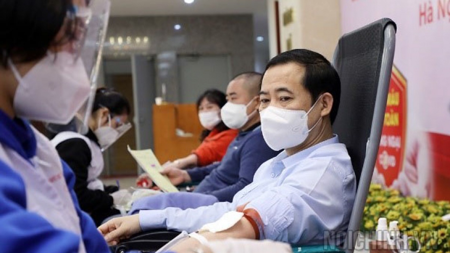 Ban Nội chính Trung ương hiến máu tình nguyện trước Tết Nhâm dần 