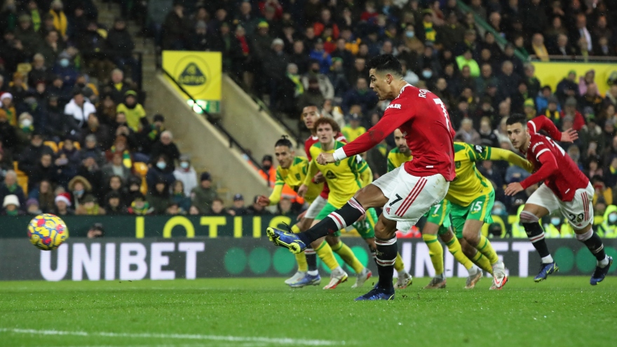 Ronaldo lóe sáng, De Gea xuất thần, MU nhọc nhằn "vượt ải" Norwich