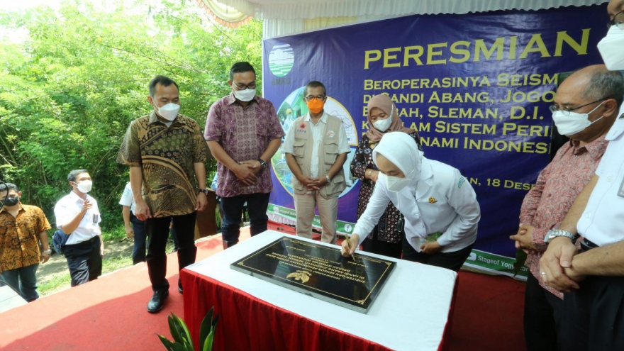 Indonesia lắp thêm máy đo địa chấn để tăng khả năng cảnh báo sớm sóng thần