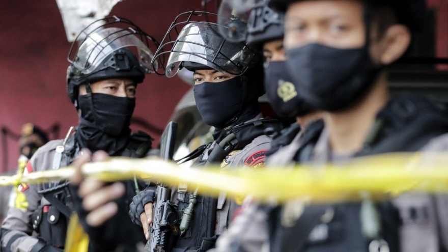 Indonesia bắt giữ 4 nghi phạm khủng bố