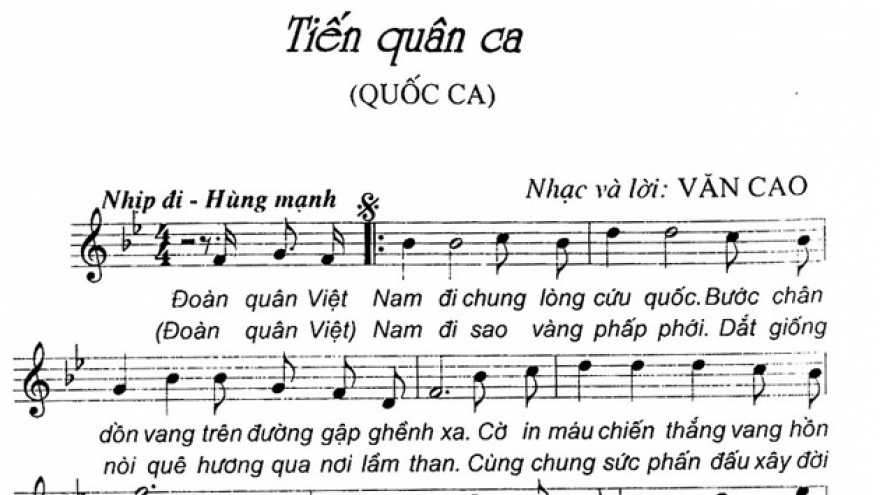 Cần có những bản ghi Quốc ca chuẩn thuộc sở hữu toàn dân