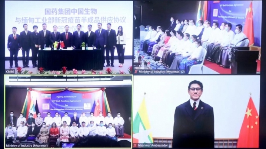Trung Quốc, Myanmar hợp tác sản xuất vaccine Covid-19