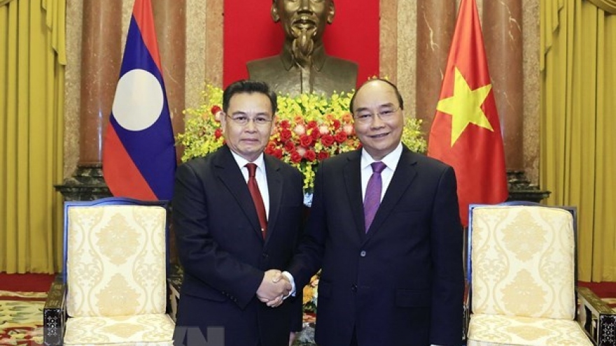 President receives leader of Lao National Assembly