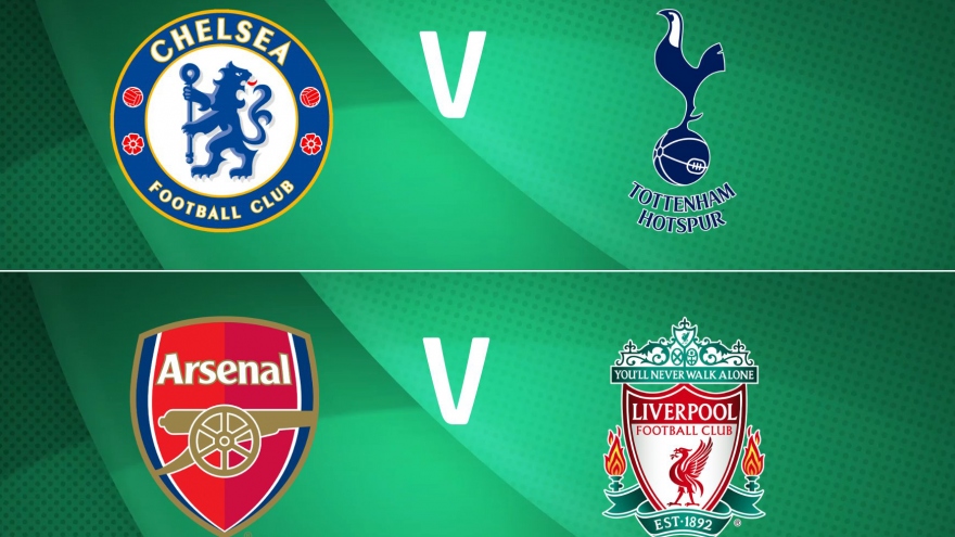 Bán kết League Cup 2021/2022: Arsenal đại chiến Liverpool, Tottenham đấu Chelsea