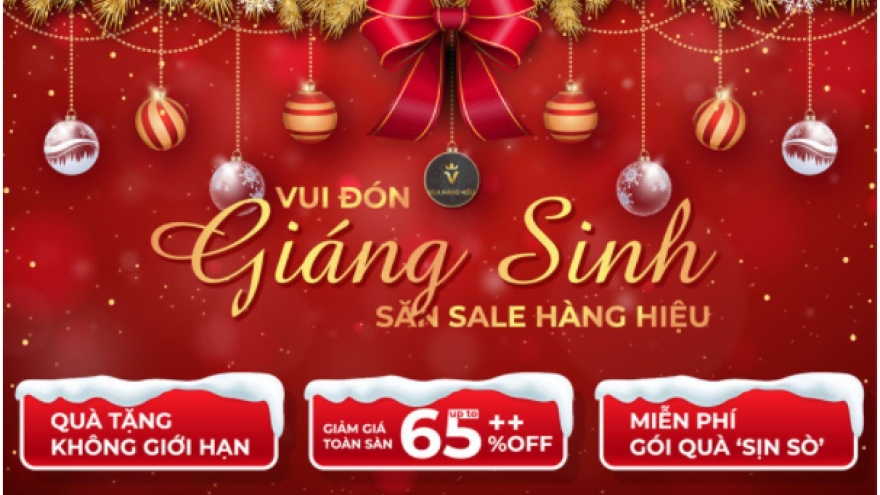 Vua Hàng Hiệu sale tới 65%++, tặng nước hoa cao cấp dịp Giáng Sinh