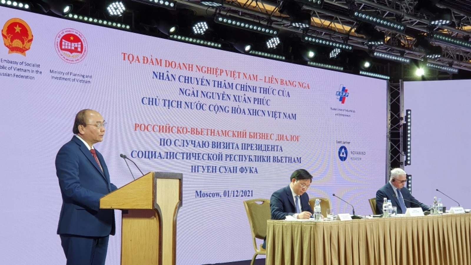 Chủ tịch nước: Phải nâng kim ngạch thương mại Việt Nam - Nga tăng 15 lần