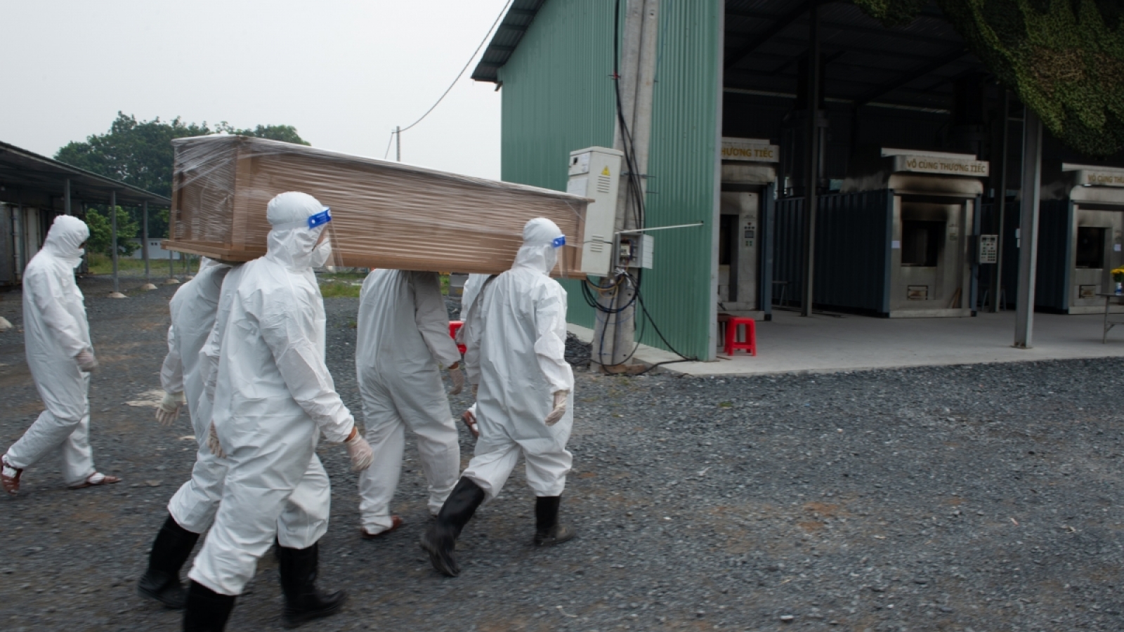 A close view of crematorium for COVID-19 victims in HCM City