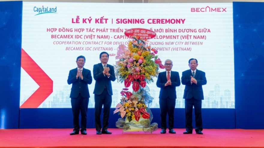 Becamex IDC hợp tác với CapitaLand phát triển Thành phố mới Bình Dương