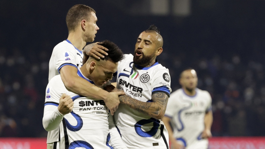 Đại thắng Salernitana, Inter Milan vững vàng trên đỉnh Serie A 