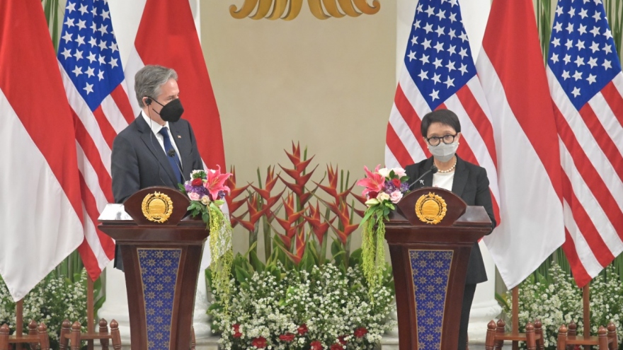 Mỹ tăng cường hợp tác với Indonesia, cam kết bảo đảm tự do hàng hải ở Biển Đông