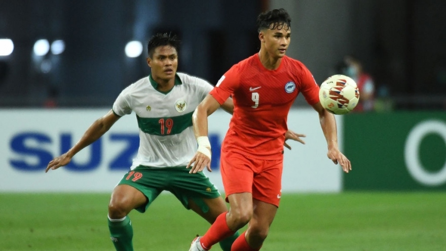 AFF Cup 2020: Singapore và Indonesia cầm chân nhau ở bán kết lượt đi