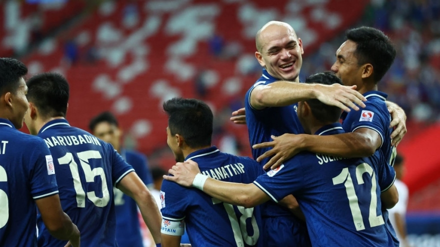 AFF Cup 2020: Thắng đậm Myanmar, Thái Lan chiếm ngôi đầu bảng A