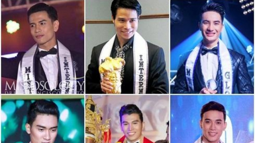 Seven local representatives win major prizes at int'l male pageants
