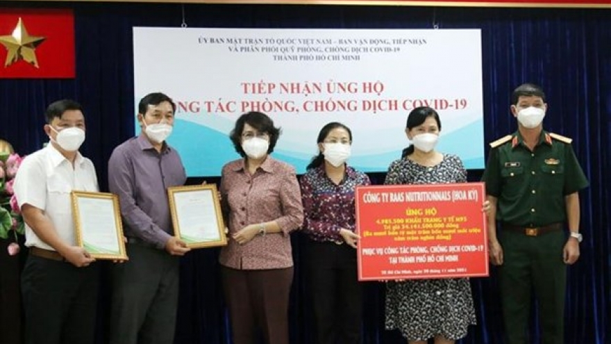 US company supports HCM City’s COVID-19 fight