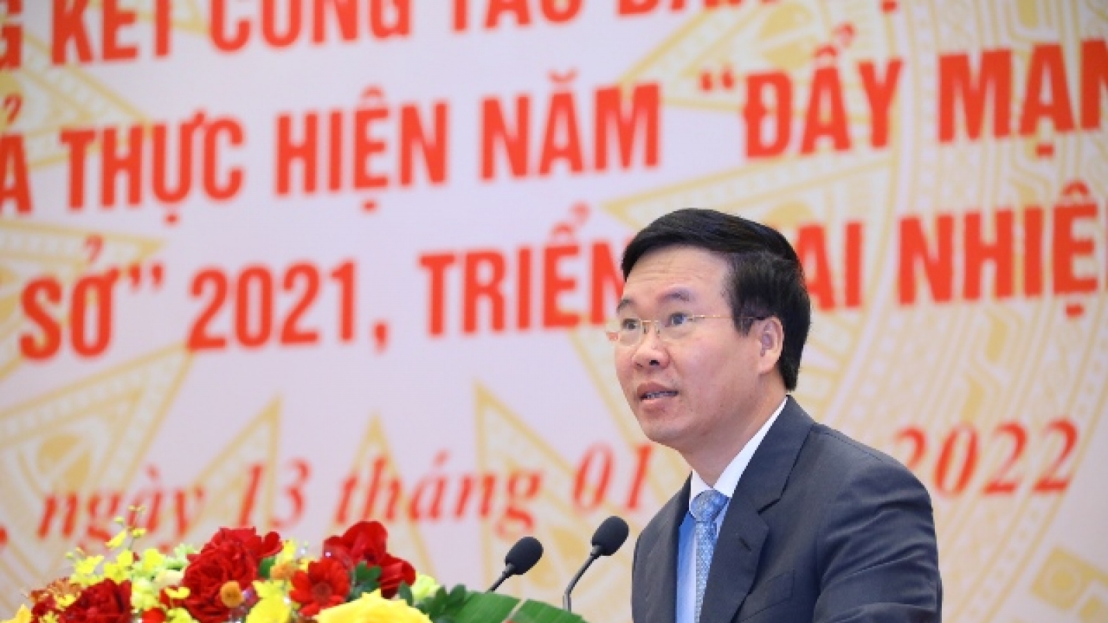 "Công tác dân vận phải ngày càng thiết thực, gắn bó với nhân dân"