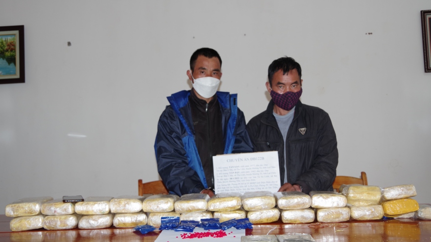 Ngăn chặn kịp thời 2 vụ vận chuyển ma túy từ biên giới vào Việt Nam