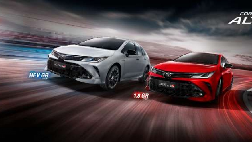 Toyota Corolla Altis GR Sport phiên bản sửa đổi có mặt Thái Lan