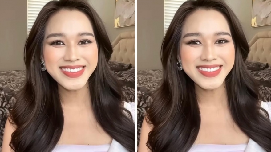 Hoa hậu Đỗ Thị Hà trổ tài tự make-up xinh đẹp, thăng hạng nhan sắc khiến fan trầm trồ