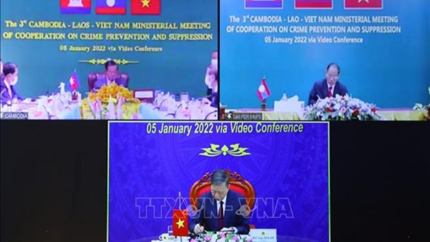 Vietnam, Laos, Cambodia boost cooperation in crime combat