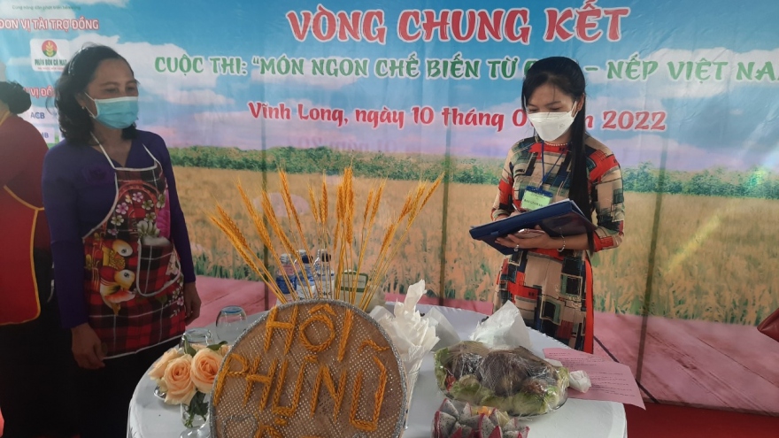Vĩnh Long tổ chức hội thi “Món ngon độc đáo chế biến từ sản phẩm gạo - nếp Việt Nam”