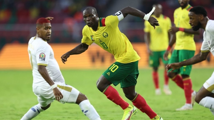 Kết quả AFCON 2021: Cameroon bị ngắt mạch toàn thắng