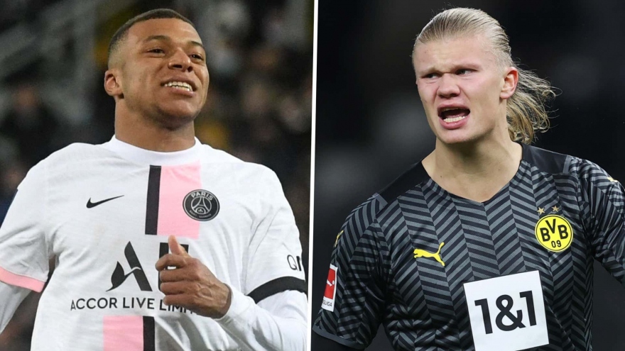 Real Madrid muốn chiêu mộ cả Mbappe và Haaland