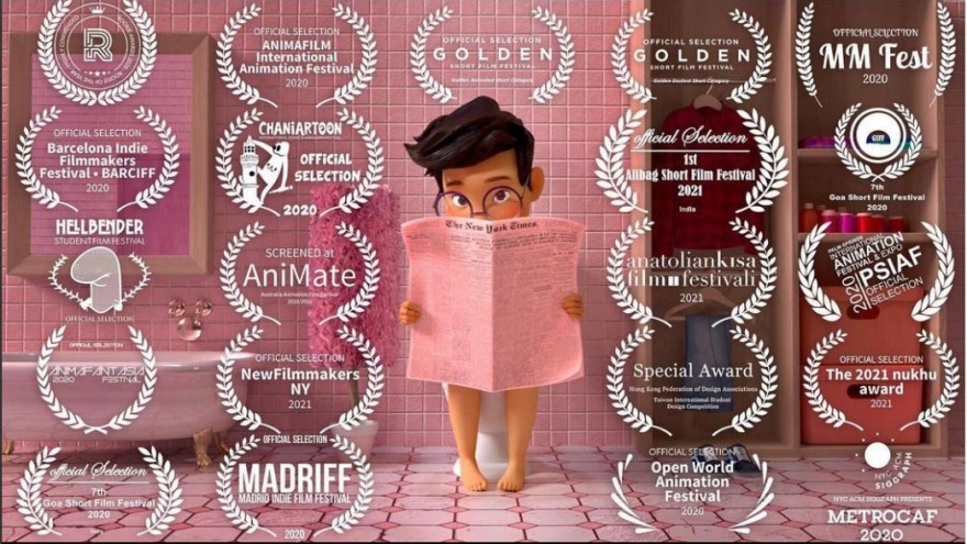 Vietnamese girl wins 53 int’l awards for 3D animated short film