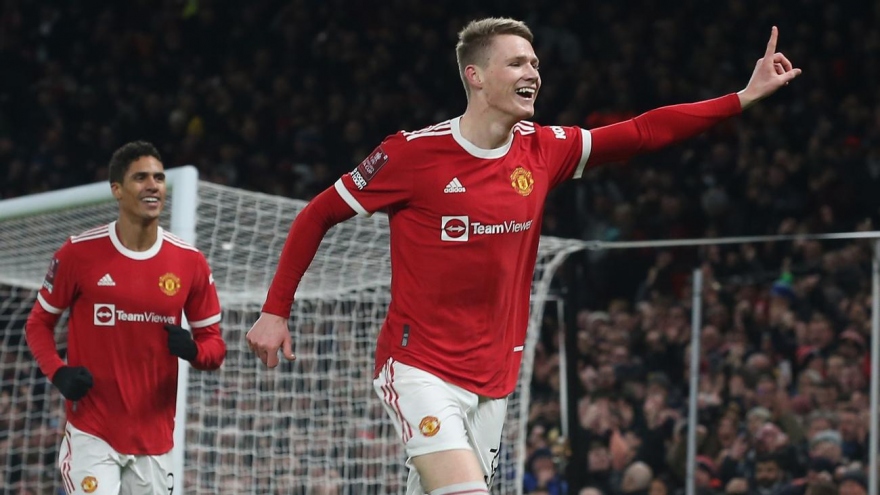 McTominay và VAR toả sáng, MU thắng nhọc Aston Villa ở FA Cup